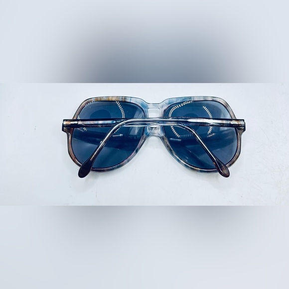 Vintage Sterling Optical Ilona Brown Gray Oval Sunglasses France Frames Only - Picture 4 of 9